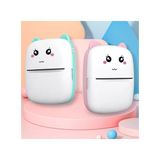 Mini Yazıcı Taşınabilir,Mobil Fotoğraf Yazıcısı,Taşınabilir Mini Fotoğraf Yazıcısı,Kablosuz Fotoğraf Yazıcısı, Termal Yazıcı, Akıllı Telefon Bluetooth Yazıcı (Pembe)