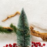 Mini Yeşil Çam Ağacı 15 CM Yılbaşı Süsü