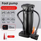 Mini Yüksek Basınçlı Ayak Pompası El Pompası Bisiklet Pompası Top Pompası - Siyah