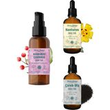 Minia Bahçe 100 ml Kuşburnu Çekirdeği Yağı, Çörekotu Yağı 30ML, Kantaron Yağı 30ML