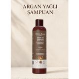 Minia Bahçe Argan Yağlı Şampuan – Argan Yağı, Isırgan Otu ve BuğdayProteini İçeren Saç Bakım Şampuanı, 400 ml