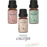 Minia Bahçe Greyfurt Yağı 10ML - Bergamot Yağı 10ML- Portakal Yağı 10ML - 10 ml