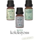 Minia Bahçe Limon Otu Yağı 10ML Bergamot Yağı 10ML Adaçayı Yağı 10ML - 10 ml