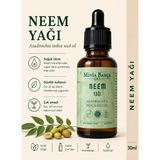 Minia Bahçe Neem (Tesbih Ağacı) Yağı, 30ML %100 Saf - 30 ml