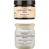 Minia Bahçe Soğuk Sıkım Shea Butter ve Hindistan Cevizi Yağı (%100 Doğal & Saf) - 150 ml