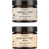 Minia Bahçe Soğuk Sıkım Shea Butter Ve Kakao Yağı, %100 Doğal & Saf, 50ml