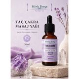 Minia Bahçe Taç Çakra Masaj Yağı – 30 ml | Akgünlük, Lavanta ve SedirAğacı Yağlarıyla Masaj Bakımı