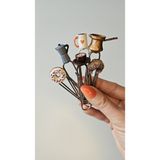 Miniabox 6'lı Kahve Tutkunları Kitap Ayracı Seti - Çok Renkli