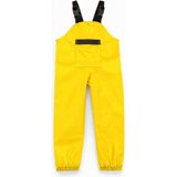 minial Su Geçirmez Kumaş - Oyun ve Yağmur Tulumu - Salopet 3-8 Yaş - Sarı - 7 Yaş