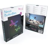 Miniart Neon Kelebekler Boncuk Nakış Seti