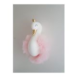 minibellababy Kuğu Büst Duvar Dekoru 50cm/pudra Pembe/bebek ve çocuk odası duvar süsü