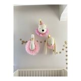 minibellababy üçlü set duvar dekoru Ayı tavşan kuğu çocuk odası duvar dekorasyon ürünleri bebek elbisesi bebek kına elbisesi