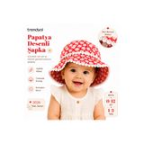 miniboncuk Mini Boncuk 2026 Yeni Sezon Papatya Desenli Kız Bebek Güneş Şapkası (0-12 Ay / 1-3 Yaş) 🌼