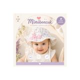 miniboncuk Papatya Rüyası Çiçek Desenli Fiyonklu Bebek Güneş Şapkası