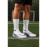 Minibonito Çoraplı Superfly Halı Saha Futbol Ayakkabısı - Beyaz