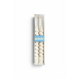 Minic Store 2'li Beyaz Spiral Şamdan Mum 21cm