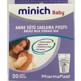 Minich Baby Süt Saklama Poşeti 20li