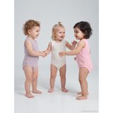 Minidamla Askılı Basic 3'lü set 1-18 Ay Çıtçıtlı Badi - Pembe
