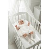 Miniday Baby Kız Bebek Mevlütlük Elbise Yazlık Bandanalı Dantelli Yeni Doğan Hastane Çıkışı Gelinlik Abiye 4010 - 3 - 6 Ay - Ekru