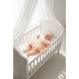 Miniday Baby Kız Bebek Mevlütlük Elbise Yazlık Bandanalı Dantelli Yeni Doğan Hastane Çıkışı Gelinlik Abiye 4011 - 9 - 12 Ay - Somon
