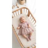 Miniday Baby Kız Bebek Mevlütlük Yazlık Elbise Bandanalı Dantelli Yeni Doğan Hastane Çıkışı Gelinlik Abiye 4024 - 6 - 9 Ay - Pudra