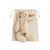 Minidreams Bebek Uyku Arkadaşı Tavşan Peluş – Yumuşak Dokulu Uyku Oyuncağı (Kese Hediyeli)