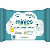 Minies 60'lı Islak Tuvalet Kağıdı 3 Katlı Rulo Sayısı ile Ultra Yumuşak ve Ekstra Dayanıklı