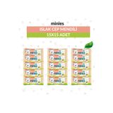 Minies Bebek Çocuk Hijyenik Islak Cep Mendili 15X15 Ekonomik Paket