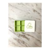Minifab 💚 Yeşil Çanta Boy İlaç Kutusu – 4 Bölmeli Hap Kutusu