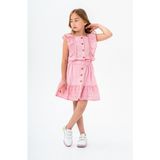 Miniğimin Cicileri Brodeli Kız Çocuk Etekli 2 li takım - Pembe - 6 - 7 Yaş