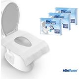 MiniGuard® Klozete Atılabilir Klozet Örtüsü - EasyFlush Özel Sistemli, Suda Çözünür, Tek Kullanımlık - 3 Paket x 10 Adet