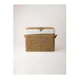 Minihol Herme Hasır Sandık / Sepet (44 CM)