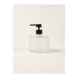 Minihol Pietra Buzlu Cam Sıvı Sabunluk (10 x 14 cm)