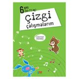 Minik Ada Yayınları Çizgi Çalışmalarım 6 Yaş Kitabı - Kollektif - Minik Ada Yayınları