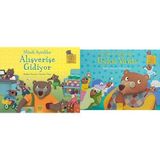 Minik Ayıcıklar Alışverişe Gidiyor & Minik Ayıcıklar İçin Uyku Vakti (2 Kitap Set)