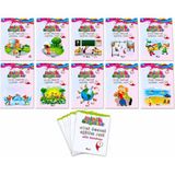 Minik Bilginler Okul Öncesi Eğitim Seti 10 Kitap + Aile Katılım Kitapları – Anaokulu Etkinlik Gelişim Eğitici Çalışma Seti
