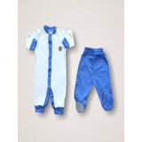 Minik Centilmen Ayı Nakışlı 100 Cotton Antibakteriyel 10lu Zıbın Takımı Hastane Çıkışı
