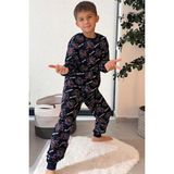 Minik Dolap Pamuk Örümcek Adam Desenli Garson Boy Erkek Çocuk Pijama Takımı - Lacivert - 12 - 13 Yaş