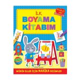 Minik Eller Boyuyor - İlk Boyama Kitabım: Minik Eller İçin Harika Resimler