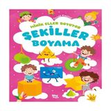 Minik Eller Boyuyor – Şekiller Boyama Kitabı (Örnek Li)