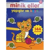 Minik Eller Yapistir Ve Boya - Lacivert Kitap
