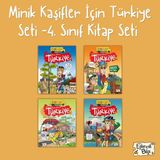 Minik Kaşifler Için Türkiye Seti -4. Sınıf Kitap Seti - +10 Yaş -Eğlenceli Bilgi