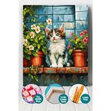 Minik Kedi Sayılarla Boyama Seti
