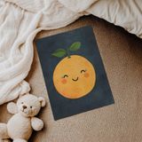 Minik Meyve Çocuk Odası Duvar Posteri Çerçeveli Tablo Duvar Dekorasyonu - 30 x 40 - Çerçevesiz Poster