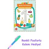 Minik Parmaklar Sayıları Yazıyor: 3 - 4 Yaş + Renkli Fosforlu Kalem