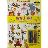 Minik Ressamlar - Neşeli Sirk Boyama Kitabı - Doğan ve Egmont Yayıncılık