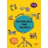 Minika Kitap Hayvanlarla Fark Bulmaca Ara - Bul - Eğlen 3+Yaş
