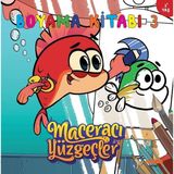 Minika Kitap Maceracı Yüzgeçler Boyama Kitabı 3