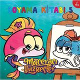 Minika Kitap Maceracı Yüzgeçler Boyama Kitabı 5