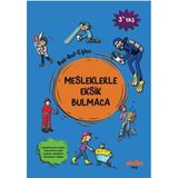 Minika Kitap Mesleklerle Eksik Bulmaca Bak - Bul - Eğlen 3+Yaş